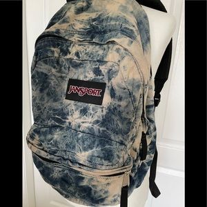 Jansport Backpack Acid Wash Denim